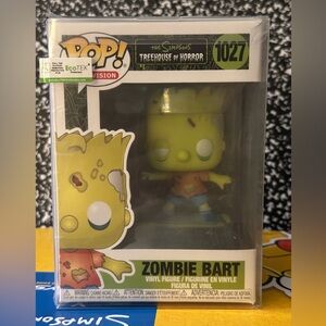 Zombie Bart Funko pop 1027 treehouse of horror NIB